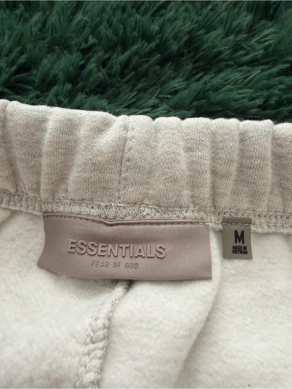 Fear Of God Essentials Light Oatmeal Shorts